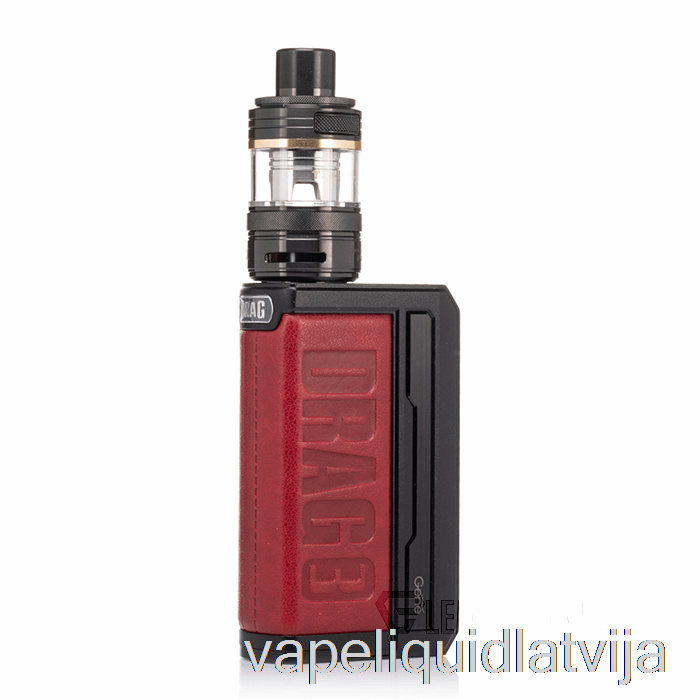 Voopoo Drag 3 177w Starta Komplekts [tpp-x] Melnsarkans Vape šķidrums